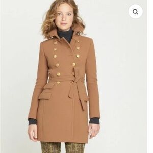 J. Crew *RARE* Camel Double Cloth Military Coat 6Tall- LOW PRICED TO SELL!!! ✨✨